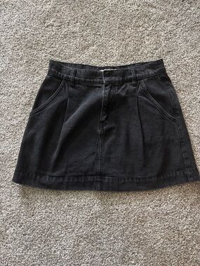 Classic Black A-Line Skirt